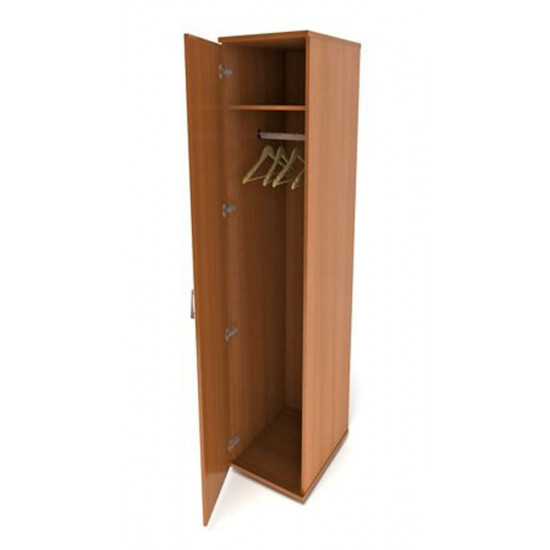 Шкаф для одежды Канц ШК42.10, узкий глубокий, 350*520*1830, бук невский