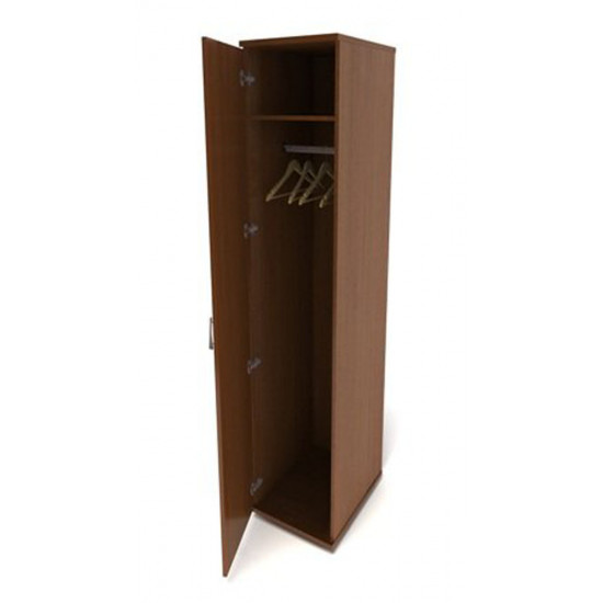Шкаф для одежды Канц ШК42.9, узкий глубокй, 350*520*1830, орех пирамидальный