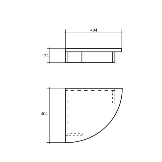 Подставка под монитор Монолит ПМ3.11Н, 404*404*122, серый новый
