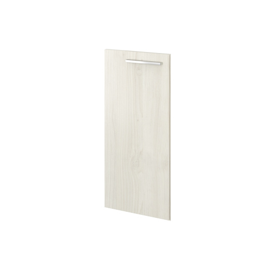 Дверь Канцлер КЦ17.38, низкая с фурнитурой, 327*708*18, Скандинавское дерево белое