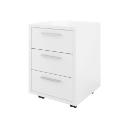 Тумба выкатная Дублин ДБ17.С30, 450*450*600, 3 ящика, белый
