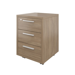Тумба выкатная Дублин ДБ17.С37, 450*450*600, 3 ящика, Дуб кофейный