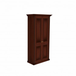 Шкаф для одежды Dante Dan-48, 2 двери, 1100*490*2090, орех бреннерский
