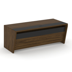 Стол руководителя Корнер/Corner  COR.SR-20 2000*900*750, Орех Лоренцо/Графит