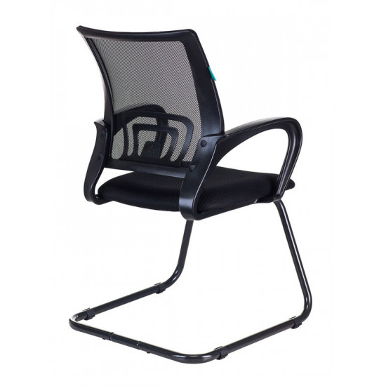 Конференц-кресло CH-695N-AV,B,TW-11, спинка сетка черная TW-01, сидушка ткань черная TW-11