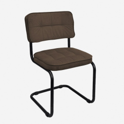Конференц-кресло РС 14М каркас черный, велюр Neo 09 коричневый