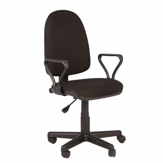 Кресло офисное Престиж В-14 Самба ткань черная - с доставкой в  интернет-магазине Бумага-С