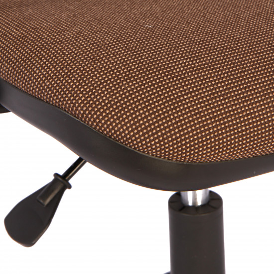 Кресло офисное Престиж В-28 Самба ткань коричневая в рубчик