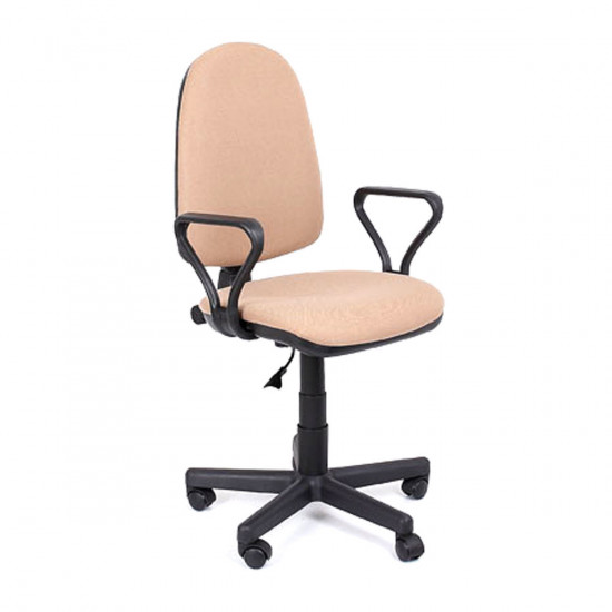 Кресло офисное Престиж В-04 Самба ткань светло-коричневая