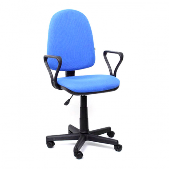 Кресло офисное Престиж В-10 Самба ткань синяя