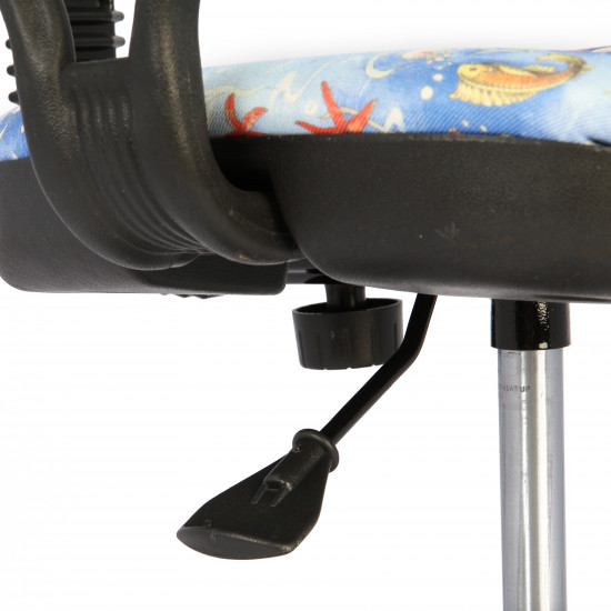 Кресло компьютерное детское Регал Самба Т-19 ткань рыбки