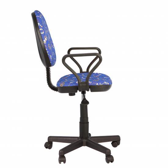 Кресло компьютерное детское Регал Самба Т-45 сн ткань морская синяя
