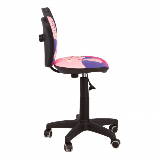 Кресло компьютерное детское Ministyle Gts Р Princesse ткань, ролик с резиновым покрытием