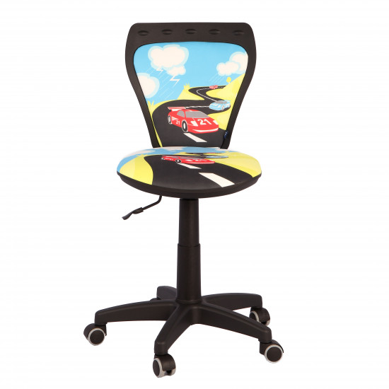 Кресло компьютерное детское Ministyle Gts Р Turbo ткань, ролик с резиновым покрытием