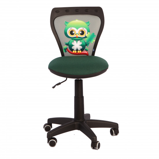Кресло компьютерное детское Ministyle Gts Р Sova ткань, ролик с резиновым покрытием