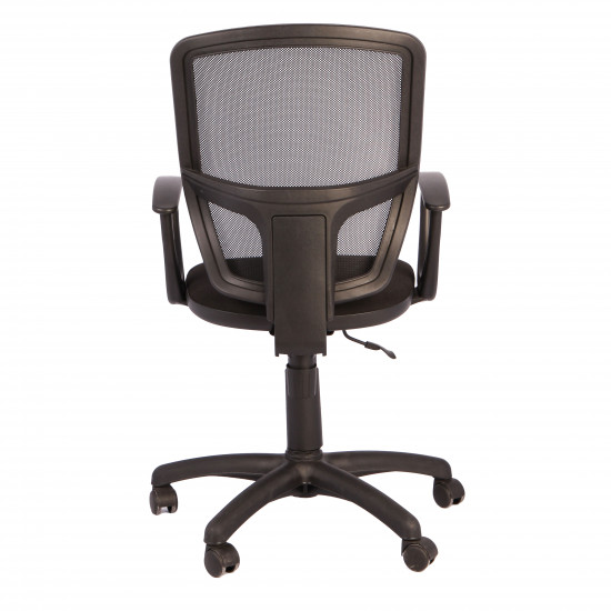 Кресло офисное Betta GTP RU ОН/5 С-11 ткань черная, спинка сетка черная