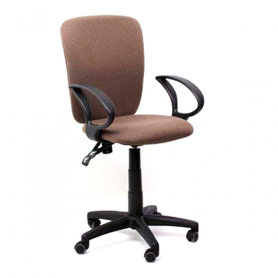 Кресло офисное Эмир Чарли КВ-28 ткань коричневая