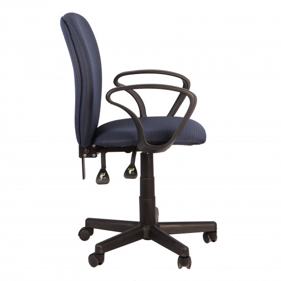 Кресло офисное Эмир Чарли JP15-5 ткань темно-синяя