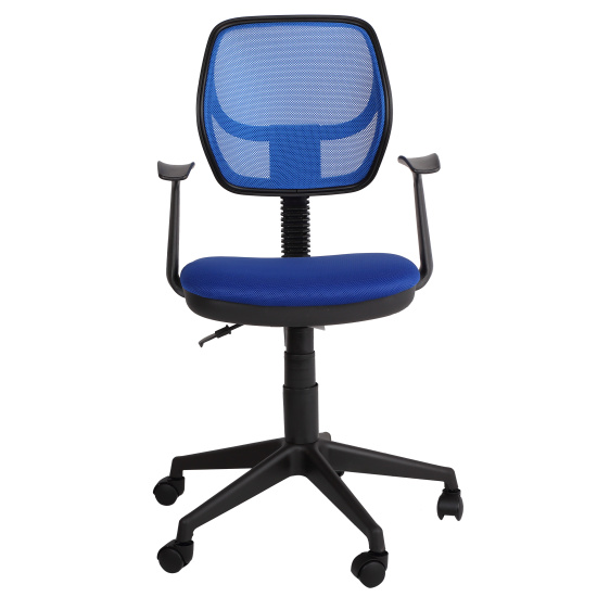 Кресло офисное Флеш Profi Т-образн. подлок. W05-TW сетка синяя