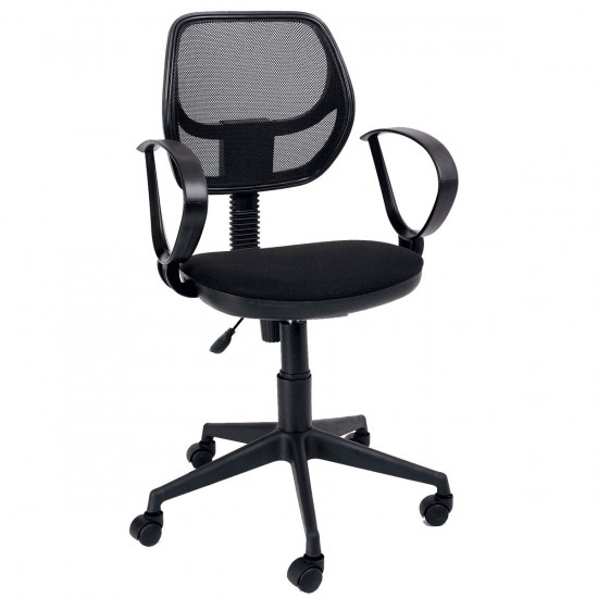 Кресло офисное Флеш Profi Рондо В-14 ткань черная
