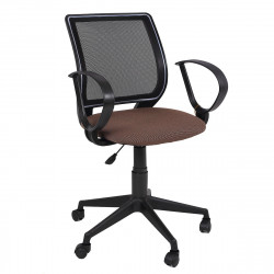 Кресло офисное Эксперт Рондо В-28 ткань коричневая в рубчик
