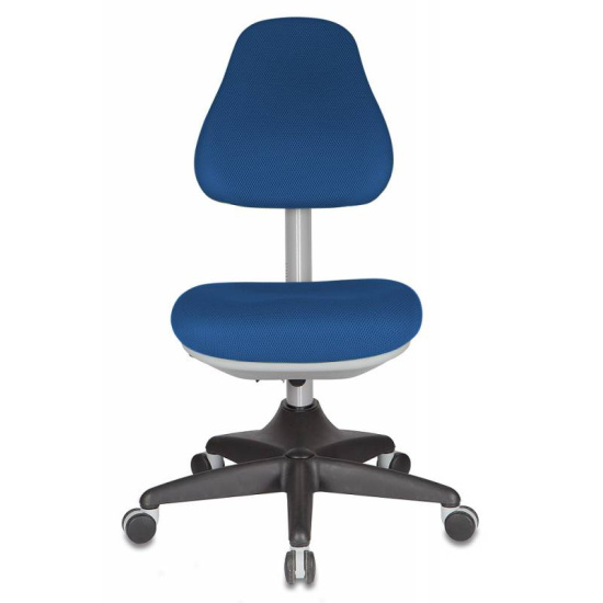 Кресло компьютерное детское KD-2/G/TW-10 ткань синяя