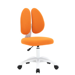 Кресло компьютерное детское Kids103, ткань оранжевая