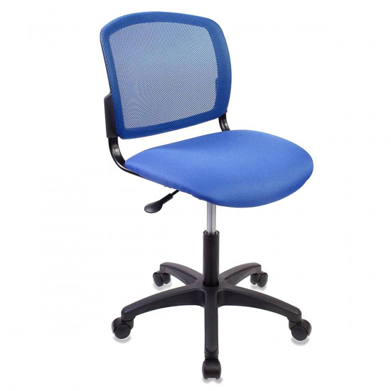 Кресло офисное CH-1296NX  Blue спинка сетка синяя, сидушка темно-синяя