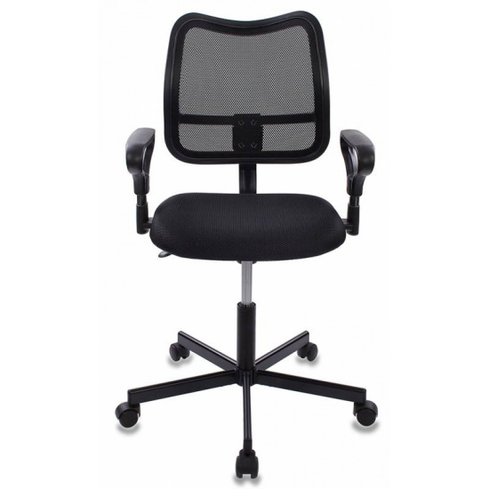 Кресло офисное CH-799M TW-11 спинка сетка черная, сидушка черная TW-11, крестовина металл