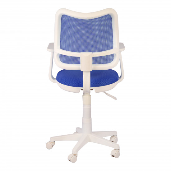 Кресло офисное CH-W797 BL TW-10 ткань синяя, пластик белый