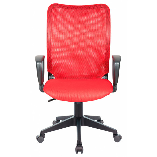 Кресло офисное CH-599 R TW-97N сетка красная