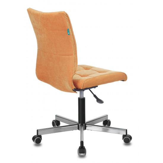 Кресло офисное CH-330M Velv72, ткань оранжевая, крестовина металл