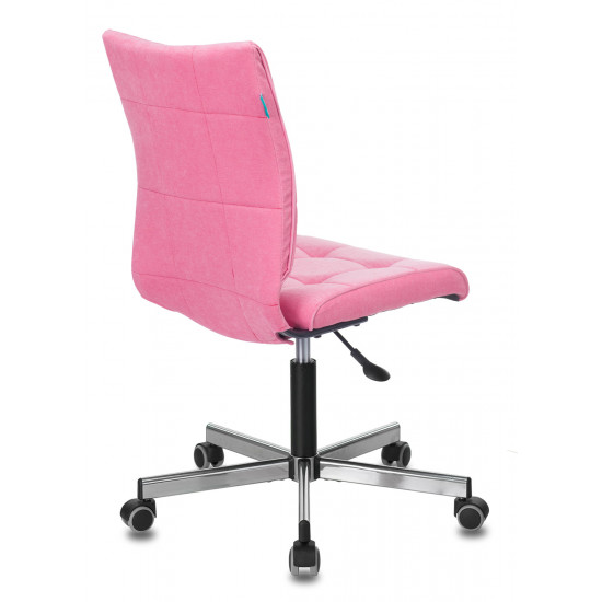 Кресло офисное CH-330M Velv36, ткань розовая, крестовина металл