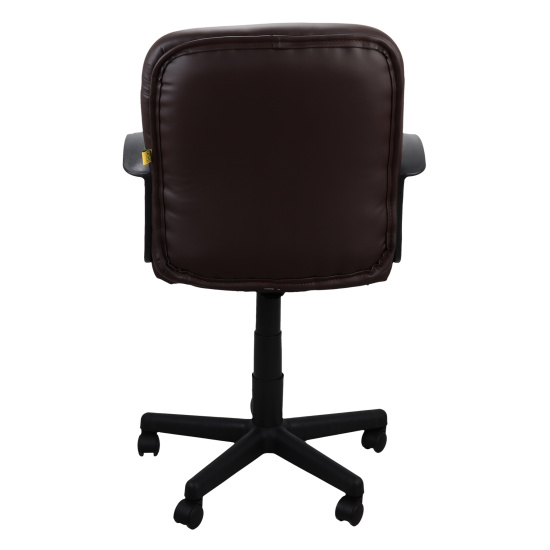 Кресло руководителя Чип 365 кожзам коричневый (ультра)