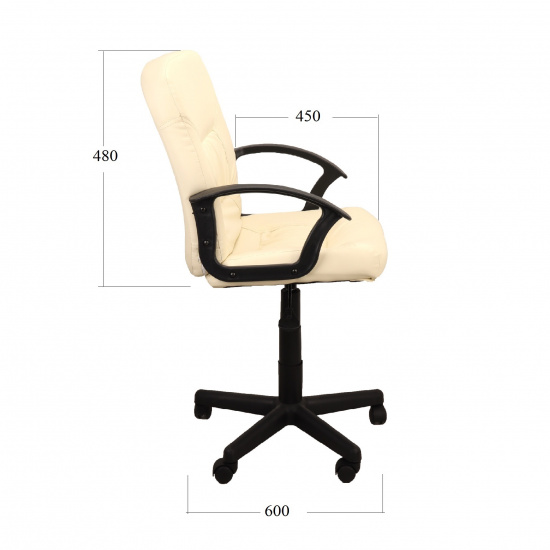 Кресло руководителя Чип 365 кожзам коричневый (ультра)