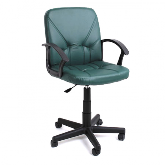 Кресло руководителя Чип 365 кожзам зеленый (ультра)