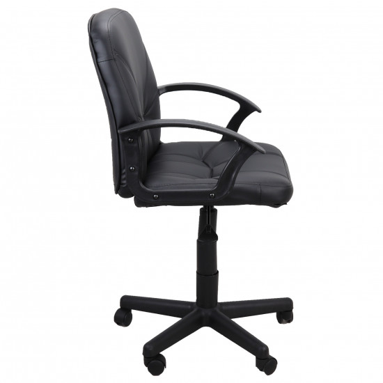 Кресло руководителя Чип 365 кожзам черный (ультра)