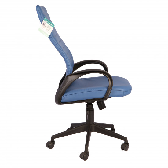 Кресло руководителя Давос кожзам синий (ультра)