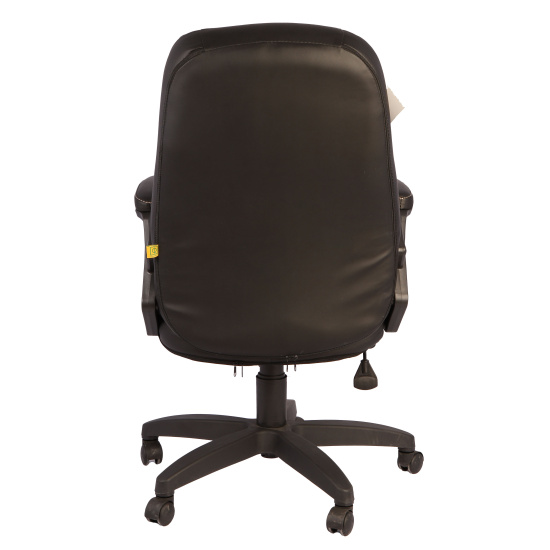 Кресло руководителя Амиго 511 (СН-511) кожзам черный  (ультра)