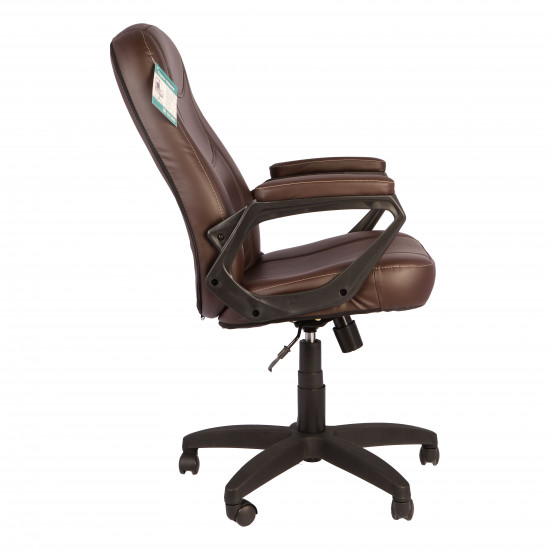 Кресло руководителя Амиго 511 (СН-511) кожзам коричневый  (ультра)