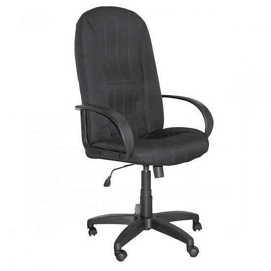 Кресло руководителя Гармония JP15-2 ткань черная (ультра)