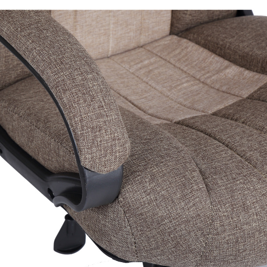 Кресло руководителя Гармония Номе КФ31-32 ткань бежевая (ультра)