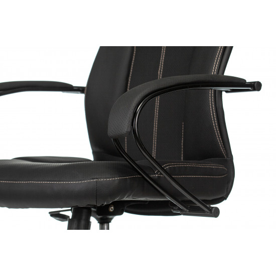 Кресло руководителя СН-608/Eco/Black, кожзам черный
