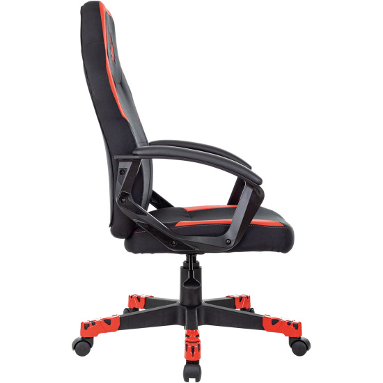 Кресло игровое A4Tech Bloody GC-190 ткань черная, кожзам красный