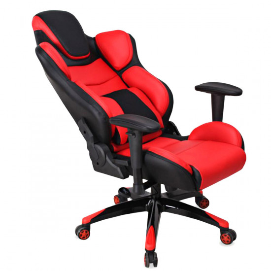 Кресло игровое CH-773N/Black+Red кожзам черно-красный, 1 подушка