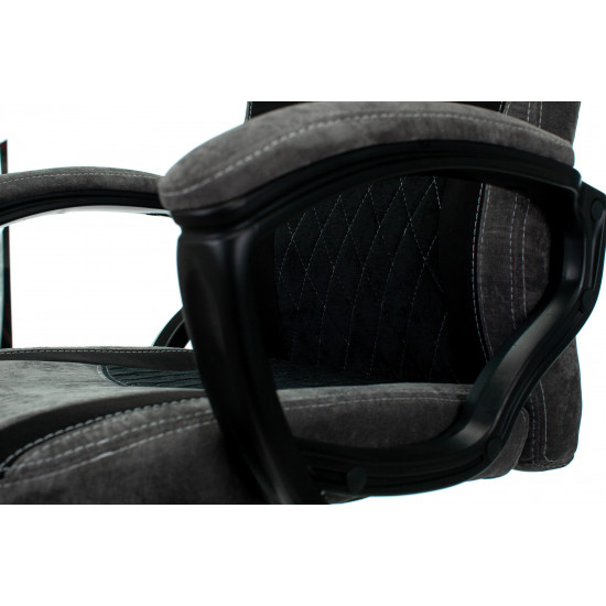 Кресло игровое Viking 6 Knight, ткань черно-серая