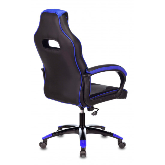 Кресло игровое Viking 2 Zombie Aero Edition ткань черная, кожзам черно-синий