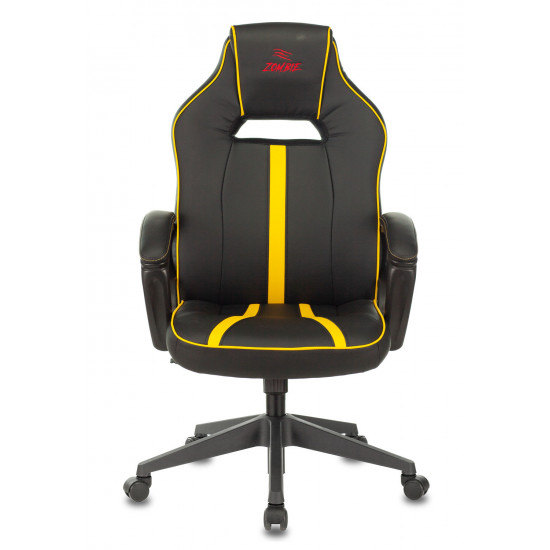 Кресло игровое Viking Zombie A3 Yel кожзам черно-желтый