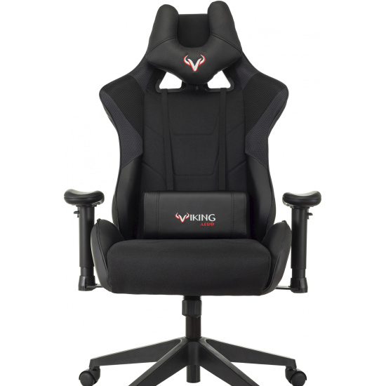 Кресло игровое Viking Zombie 4 Aero Edition, ткань, кожзам черный