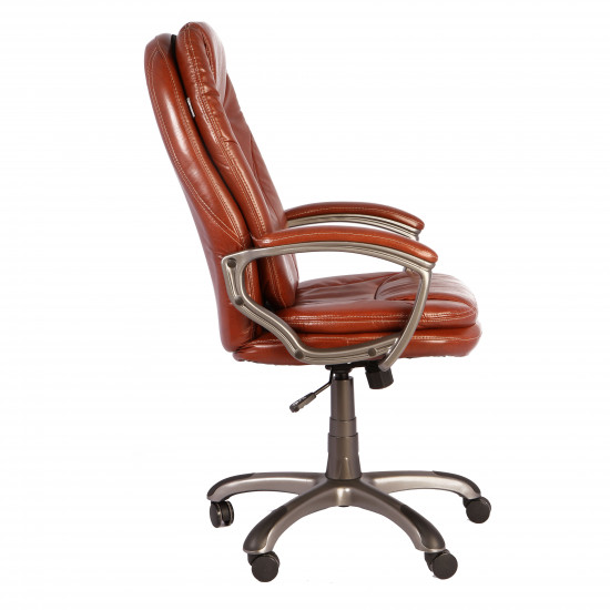 Кресло руководителя CH-868 AXSN/Brown кожзам коричневый